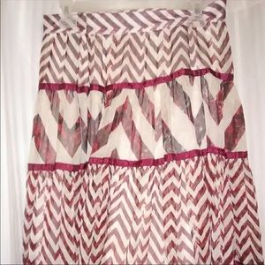 Diane von furstenburg silk skirt